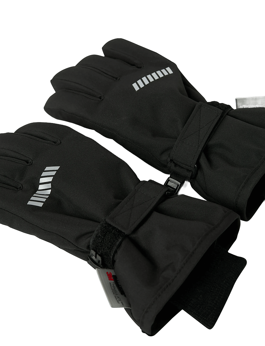 name it - NKNSNOW10 GLOVES 3FO NOOS - pirštinės - black - 2
