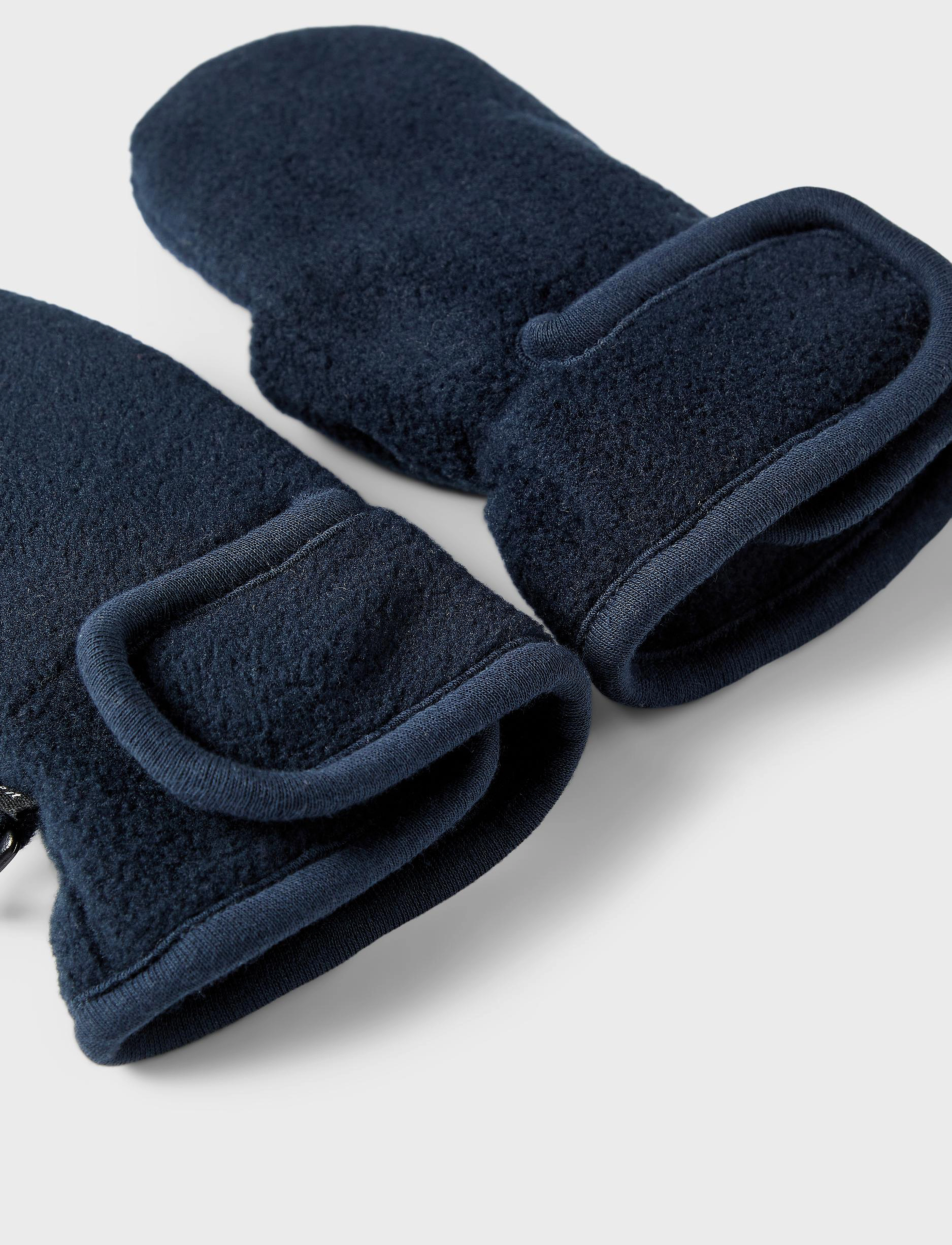 name it - NMNMAR FLEECE MITTEN 8FO - dark sapphire - 4