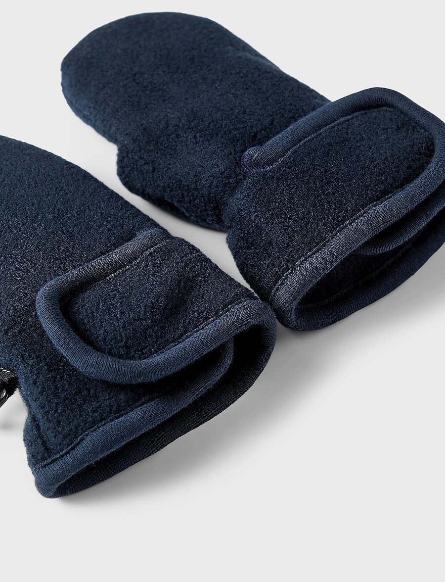 name it - NMNMAR FLEECE MITTEN 8FO - handskar - dark sapphire - 4