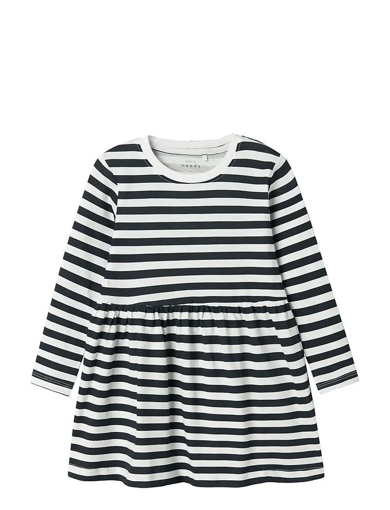 name it - NMFVIVIA LS DRESS NOOS - pikkade varrukatega beebi kleidid - bright white - 1