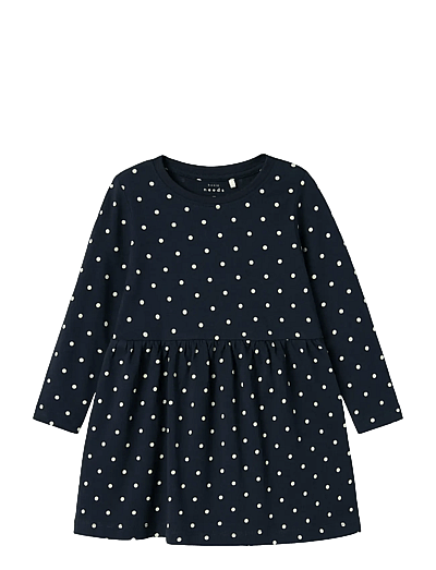 name it NMFVIVIA LS DRESS NOOS - Långärmade babyklänningar - DARK SAPPHIRE / navy
