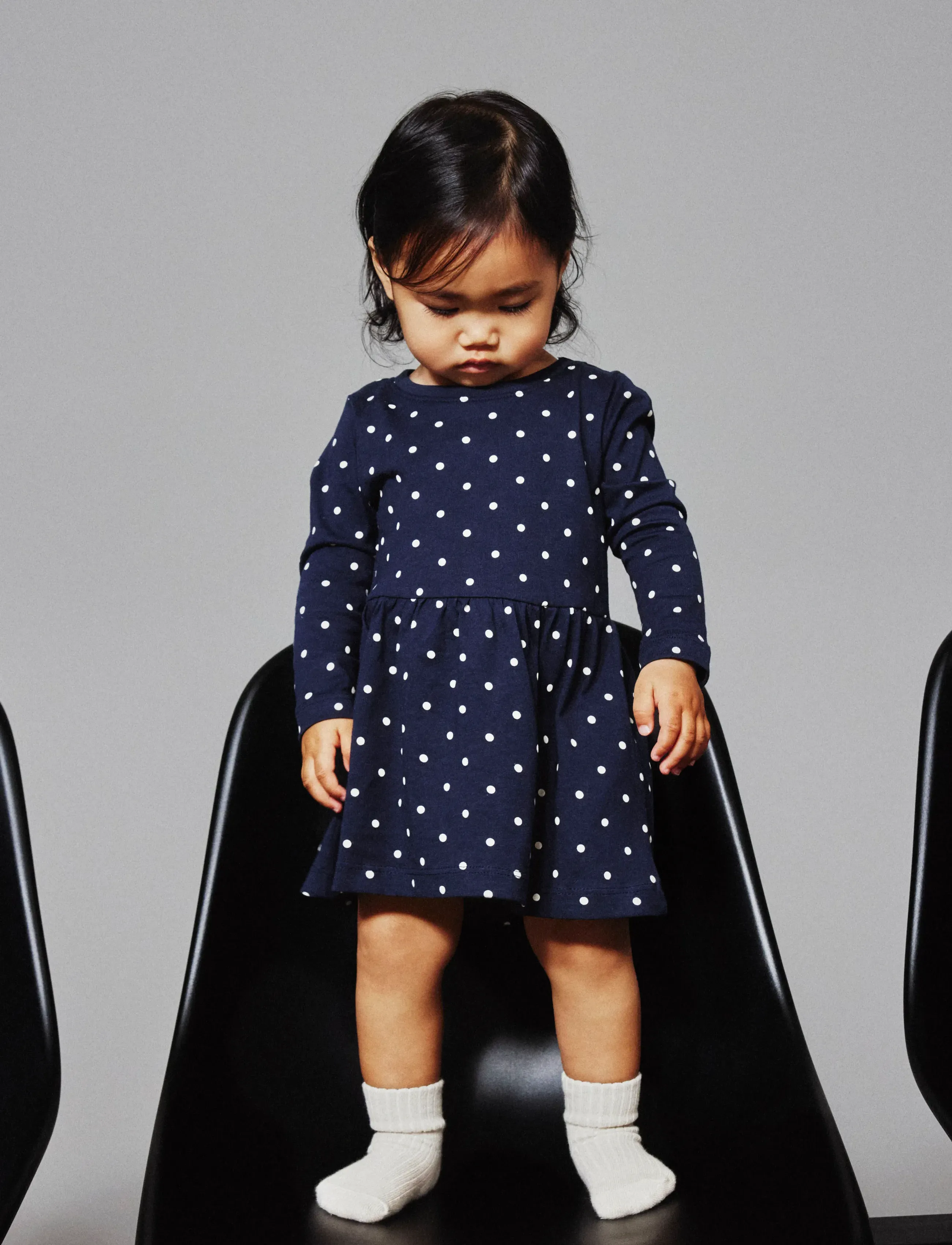 name it NMFVIVIA LS DRESS NOOS - Kleider & Röcke - DARK SAPPHIRE / navy