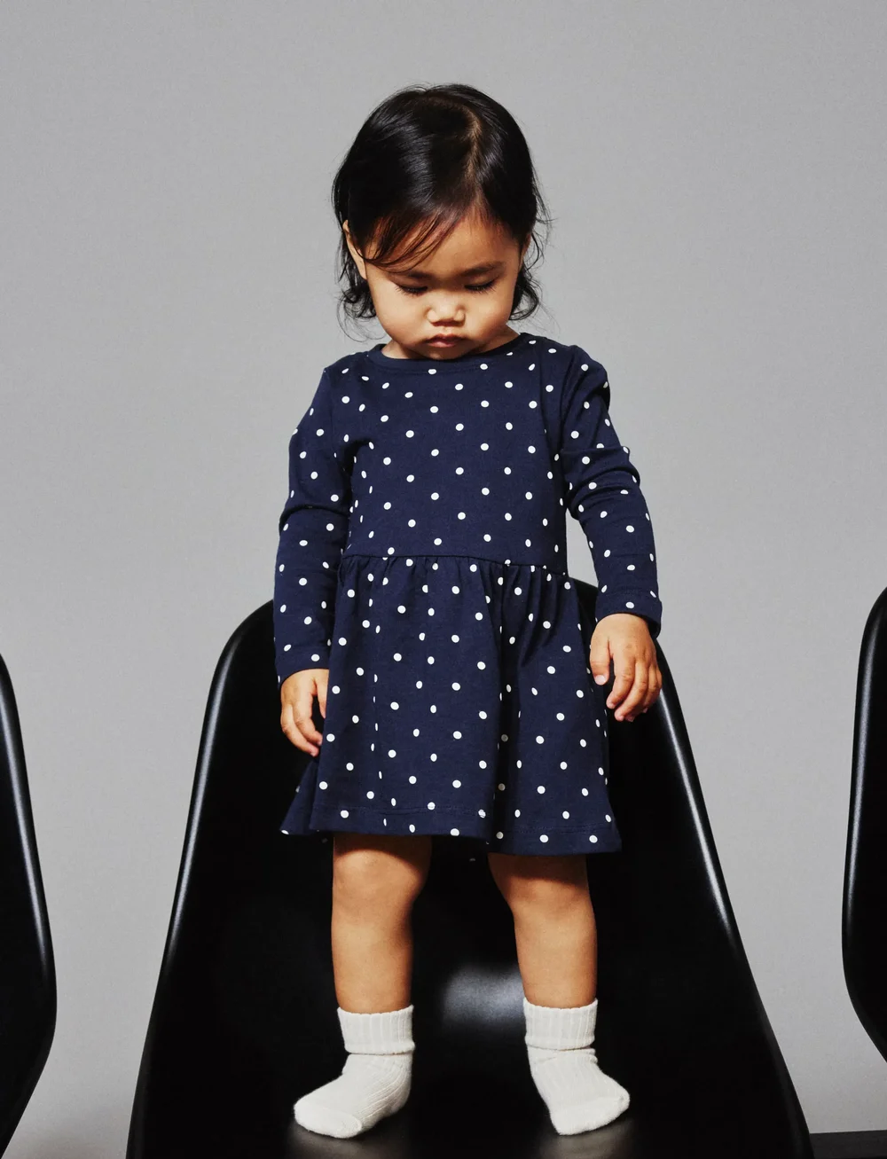 name it - NMFVIVIA LS DRESS NOOS - langærmede babykjoler - dark sapphire - 0