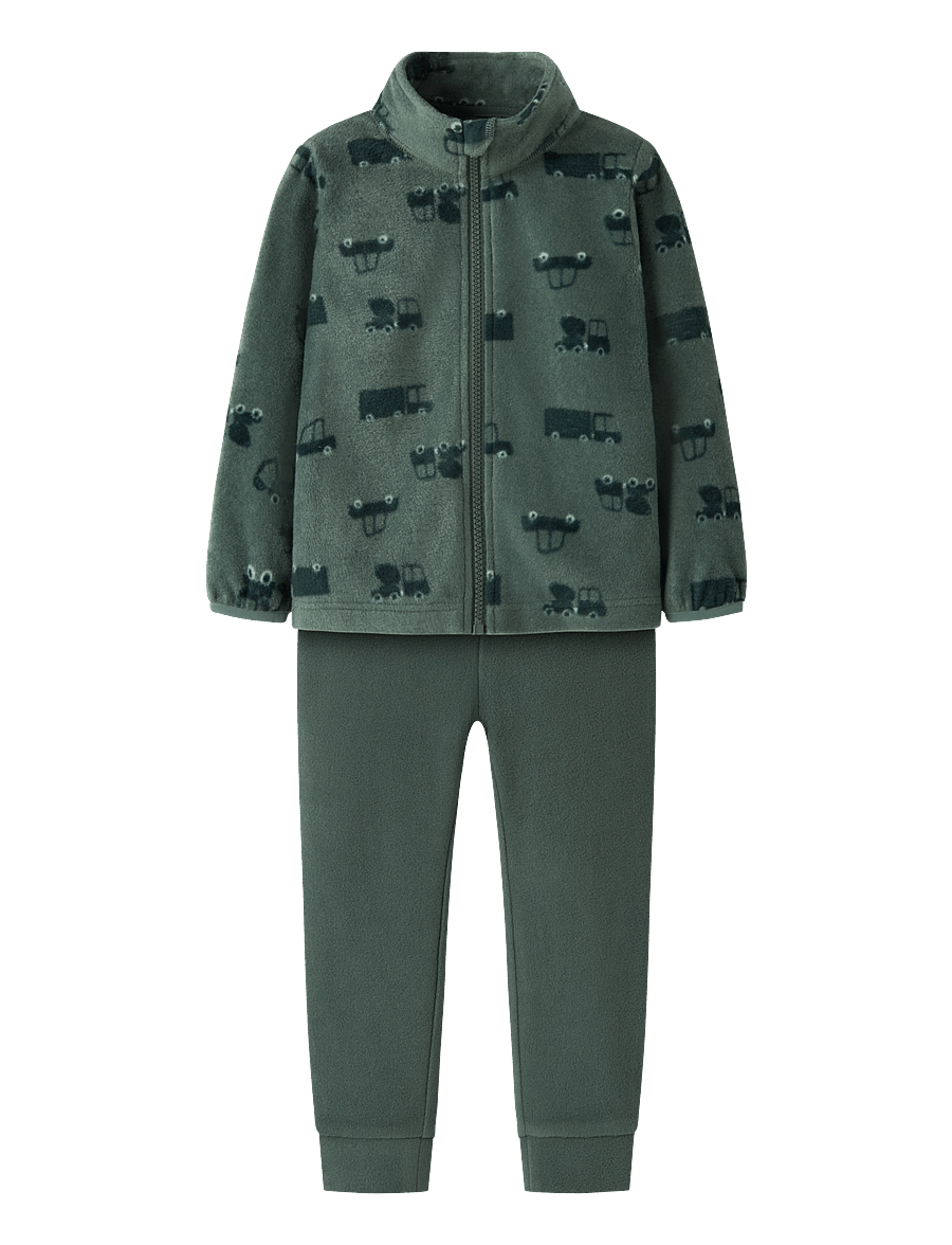 name it - NMNSPEKTRA FLEECE SET AOP FO - fleeceset - laurel wreath - 0