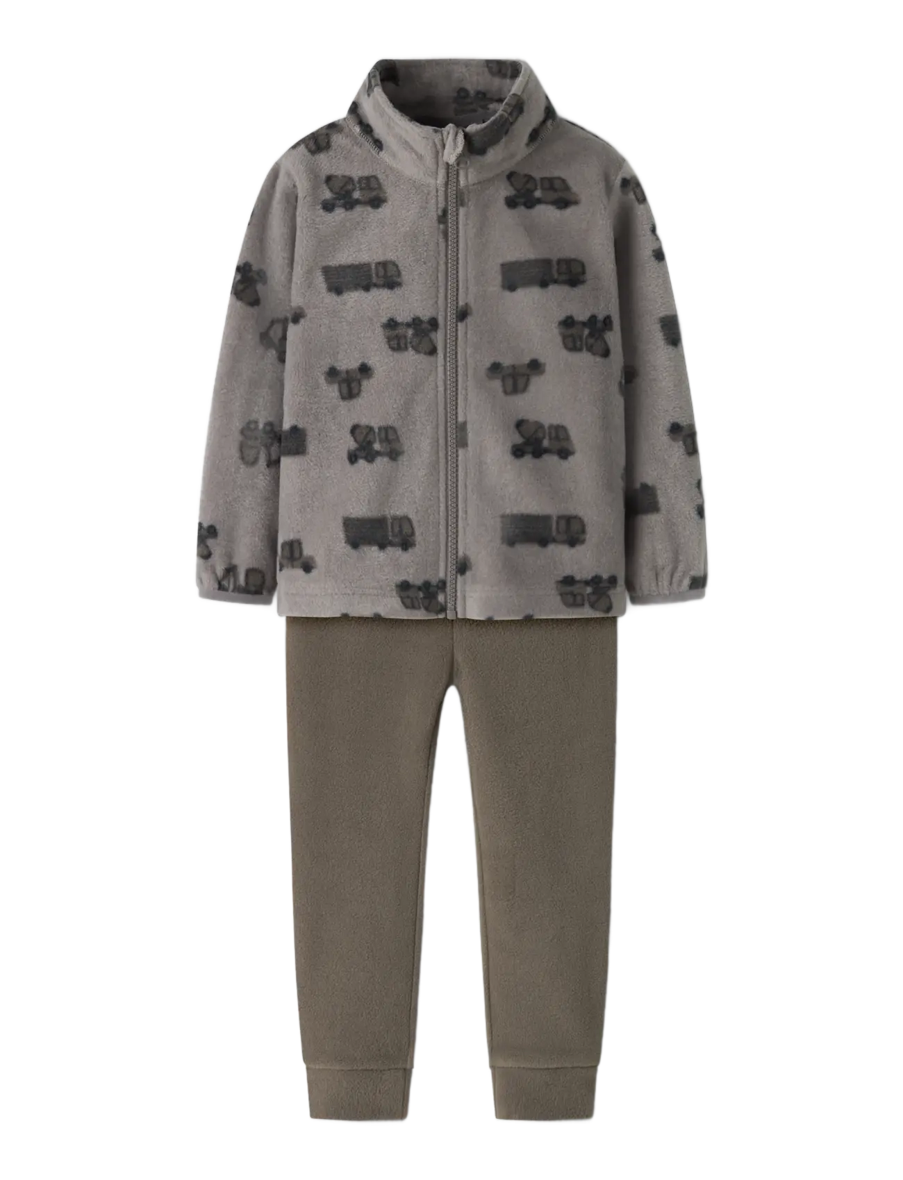 name it NMNSPEKTRA FLEECE SET AOP FO - Name it - SATELLITE / khaki/green