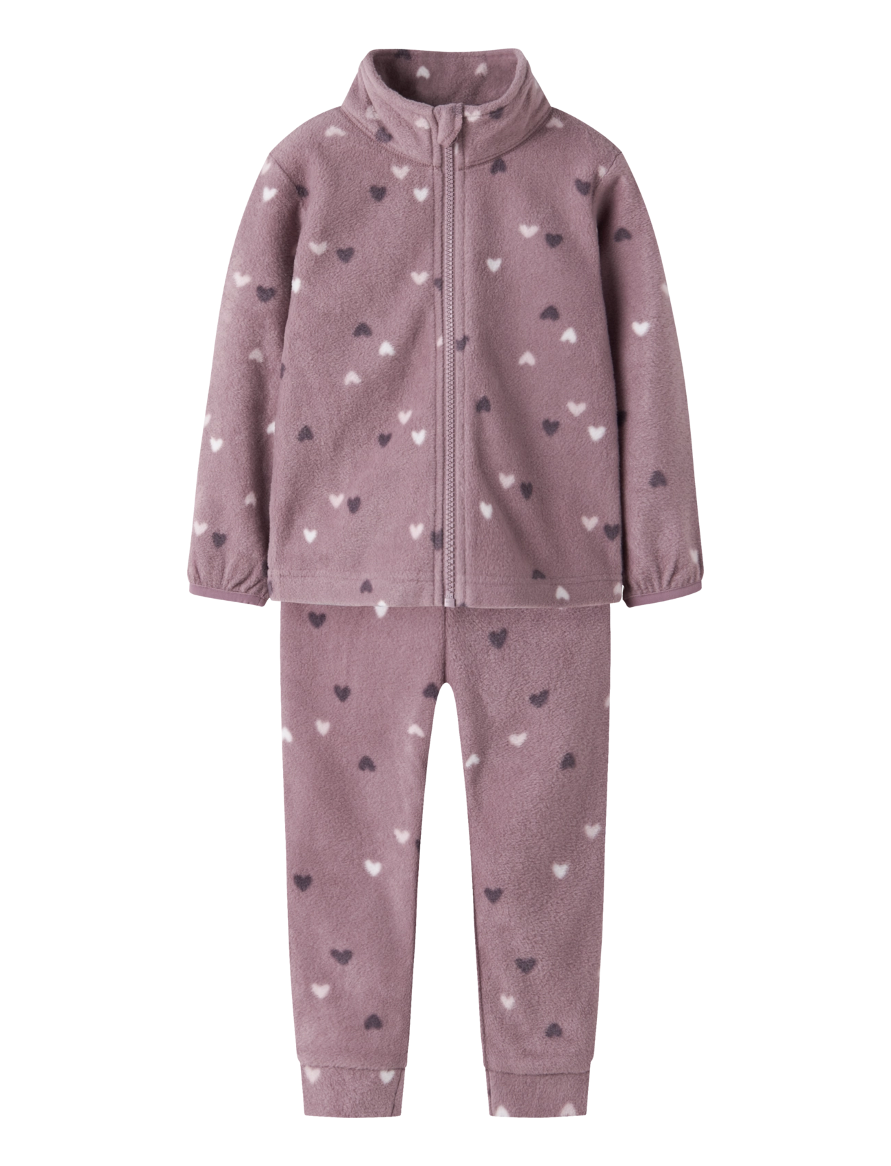 NAME IT Nmnspektra Fleece Set Aop Fo Lila - 80 - Kinder