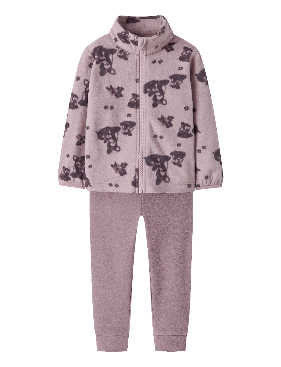 name it - NMNSPEKTRA FLEECE SET AOP FO - fleeceset - violet ice - 0