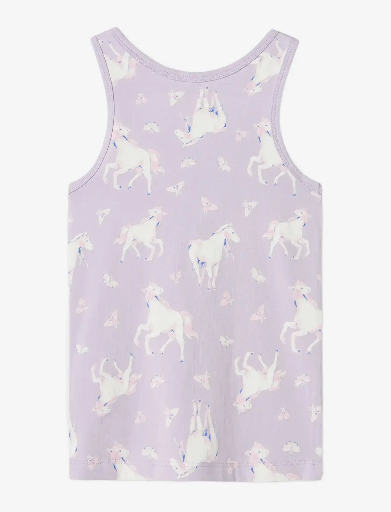 name it - NMFTANK TOP 2P PASTEL LILAC HORSE NOOS - tops - pastel lilac - 1