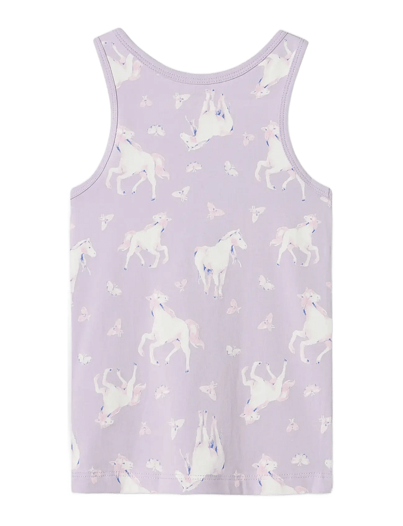 name it - NMFTANK TOP 2P PASTEL LILAC HORSE NOOS - tops - pastel lilac - 1