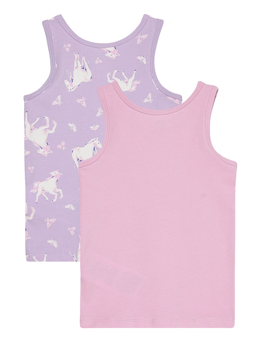 name it - NMFTANK TOP 2P PASTEL LILAC HORSE NOOS - oberteile - pastel lilac - 5