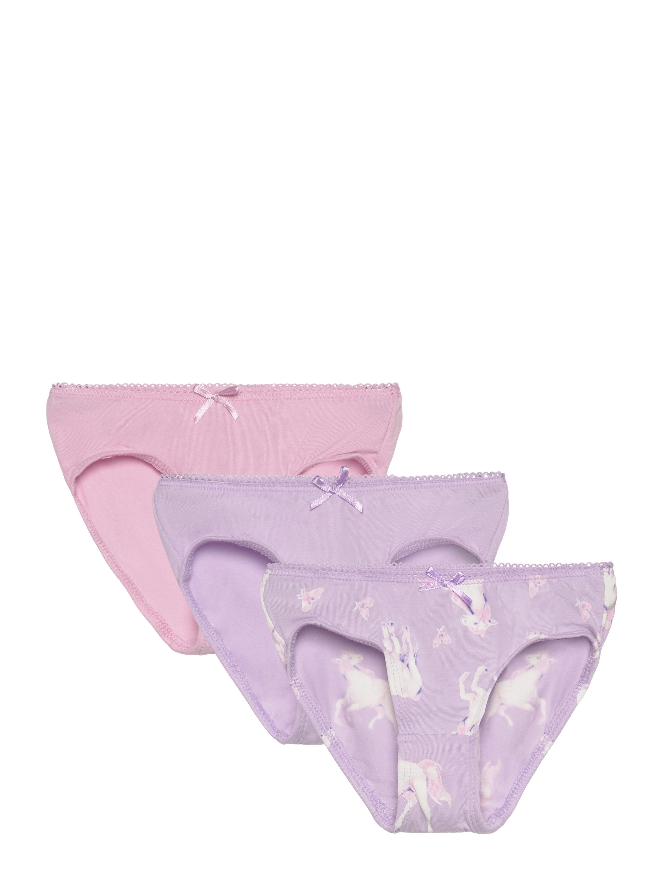 NAME IT Nmfbriefs 3P Pastell Lilac Horse Noos Pink - 86 - Kinder