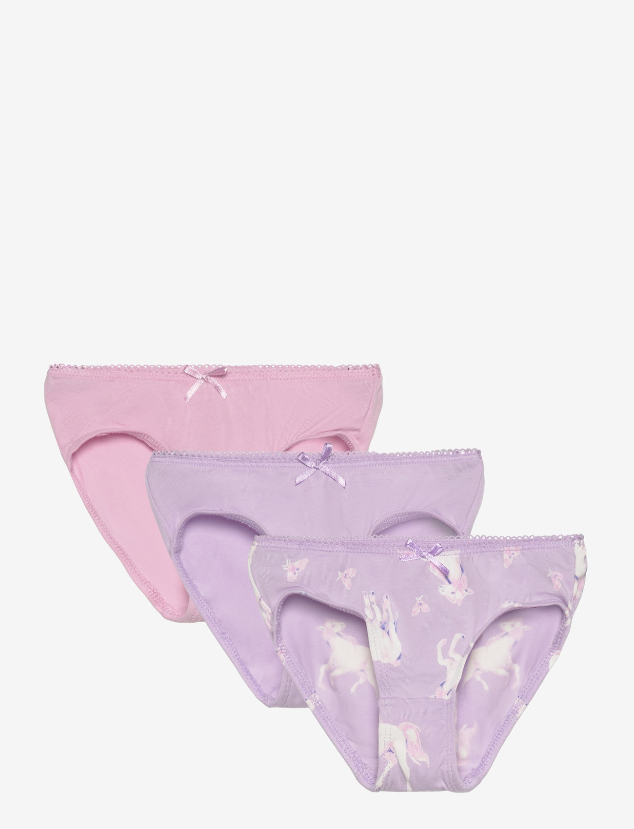 name it - NMFBRIEFS 3P PASTEL LILAC HORSE NOOS - dolna bielizna - pastel lilac - 0