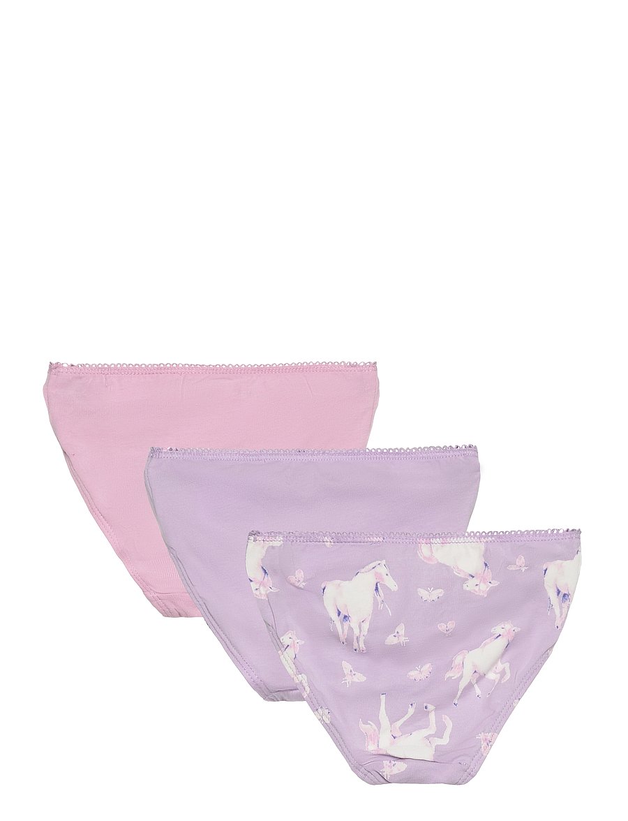 name it - NMFBRIEFS 3P PASTEL LILAC HORSE NOOS - doły - pastel lilac - 5