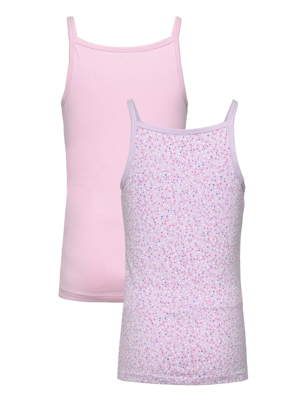 name it - NKFSTRAP TOP 2P PASTEL LILAC DOT NOOS - hlýrabolir - pastel lilac - 1