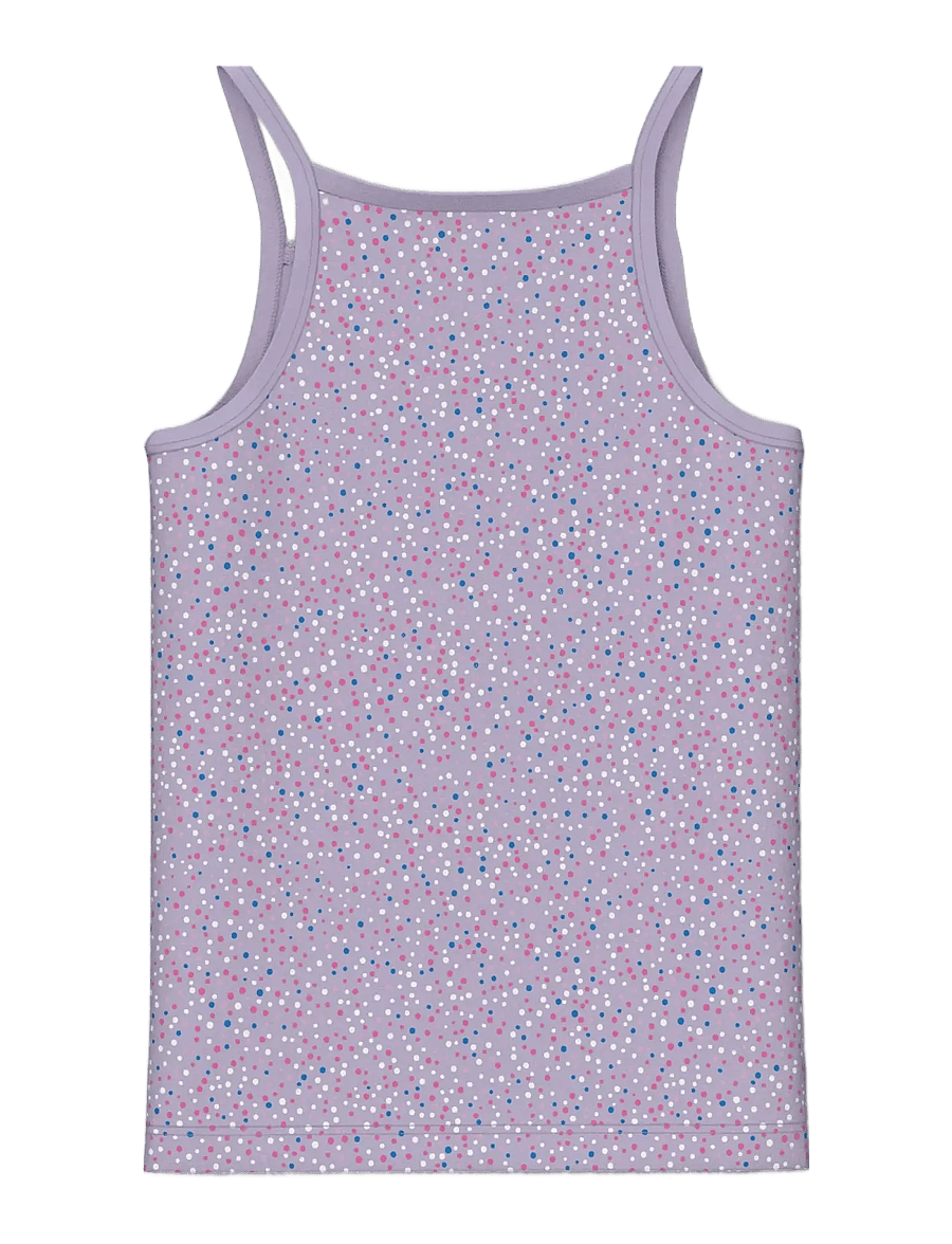 name it - NKFSTRAP TOP 2P PASTEL LILAC DOT NOOS - tanktops - pastel lilac - 3