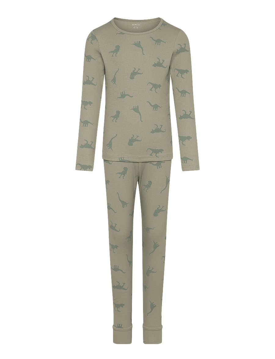 name it - NMMNIGHTSET AGAVE GREEN DINO RIB NOOS - agave green - 0