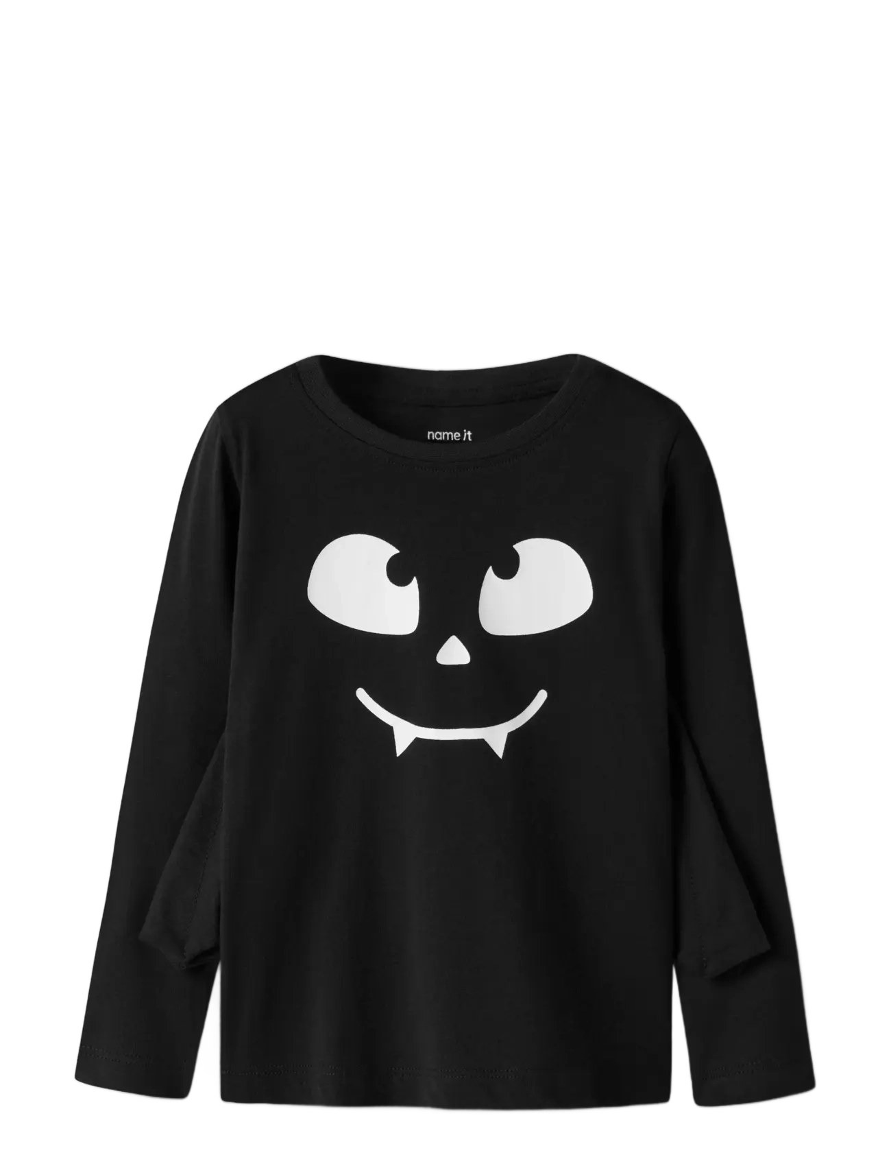 name it - NMMOTTOR LS TOP - långärmade t-shirts - black - 2