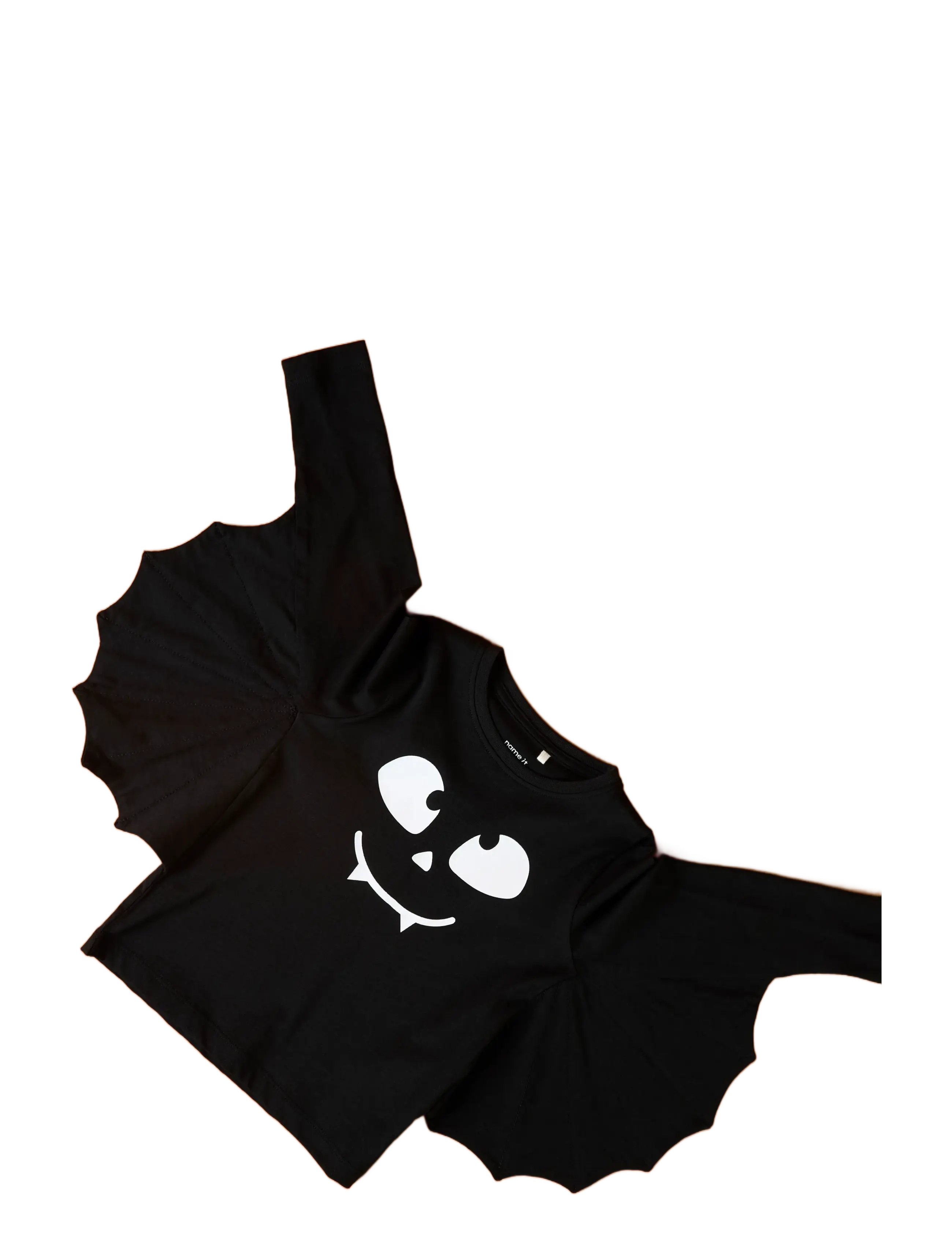 name it - NMMOTTOR LS TOP - långärmade t-shirts - black - 3