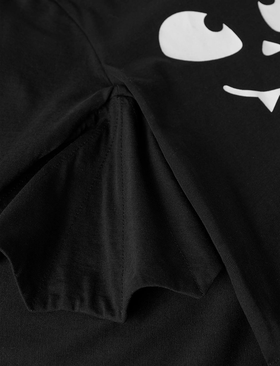 name it - NMMOTTOR LS TOP - långärmade t-shirts - black - 4