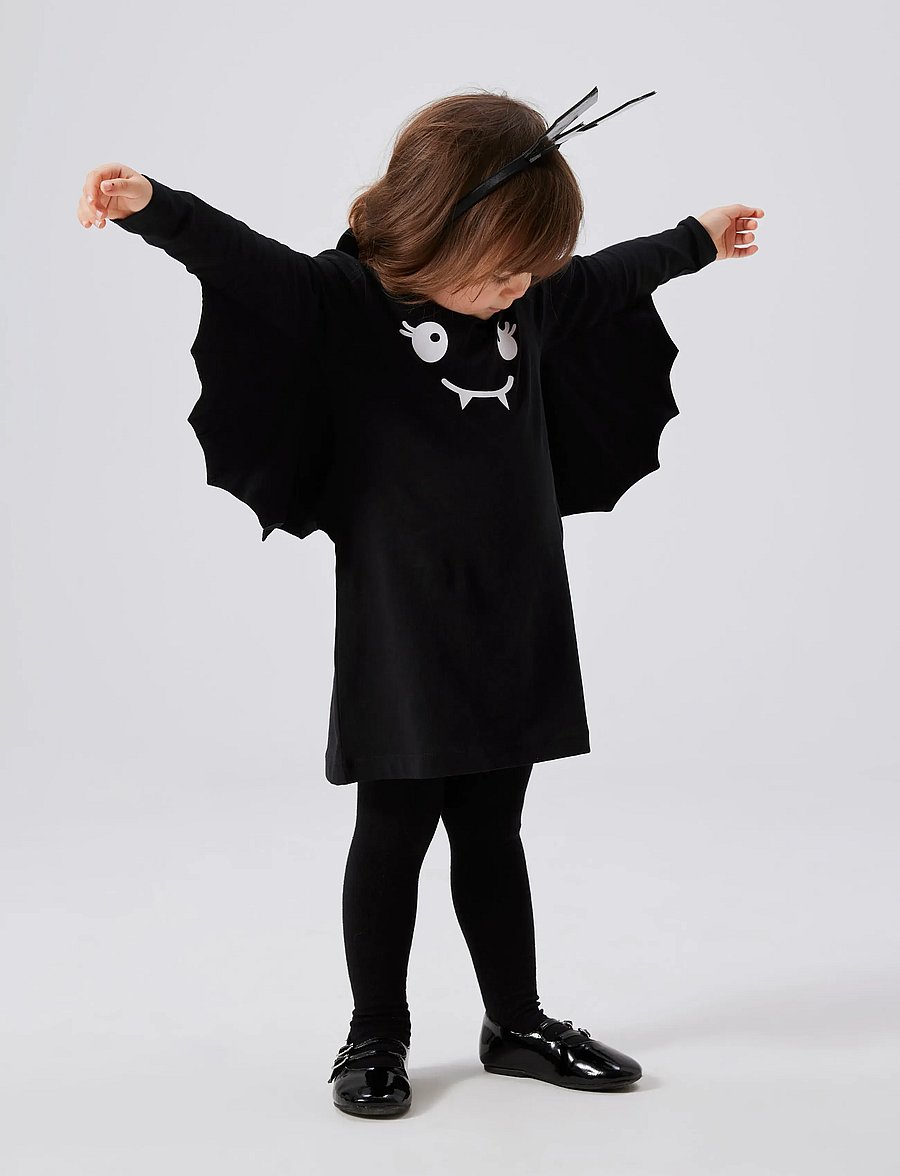 name it - NMFODA LS DRESS - langärmelige babykleider - black - 0