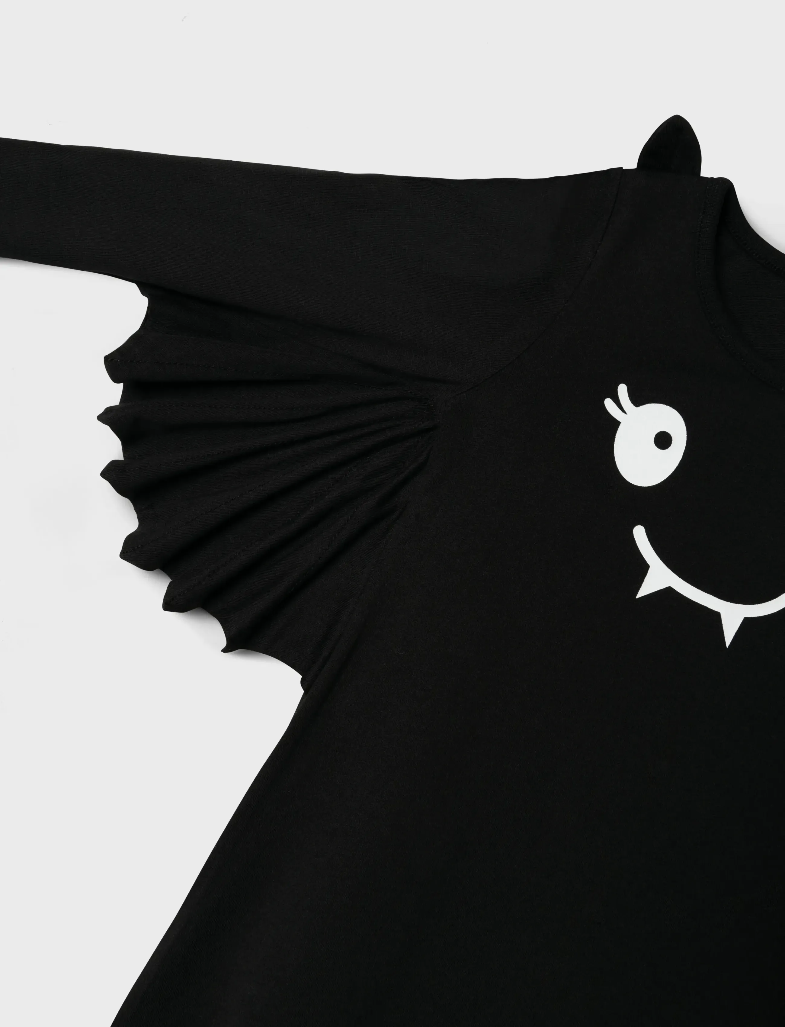 name it - NMFODA LS DRESS - pikkade varrukatega beebikleidid - black - 5