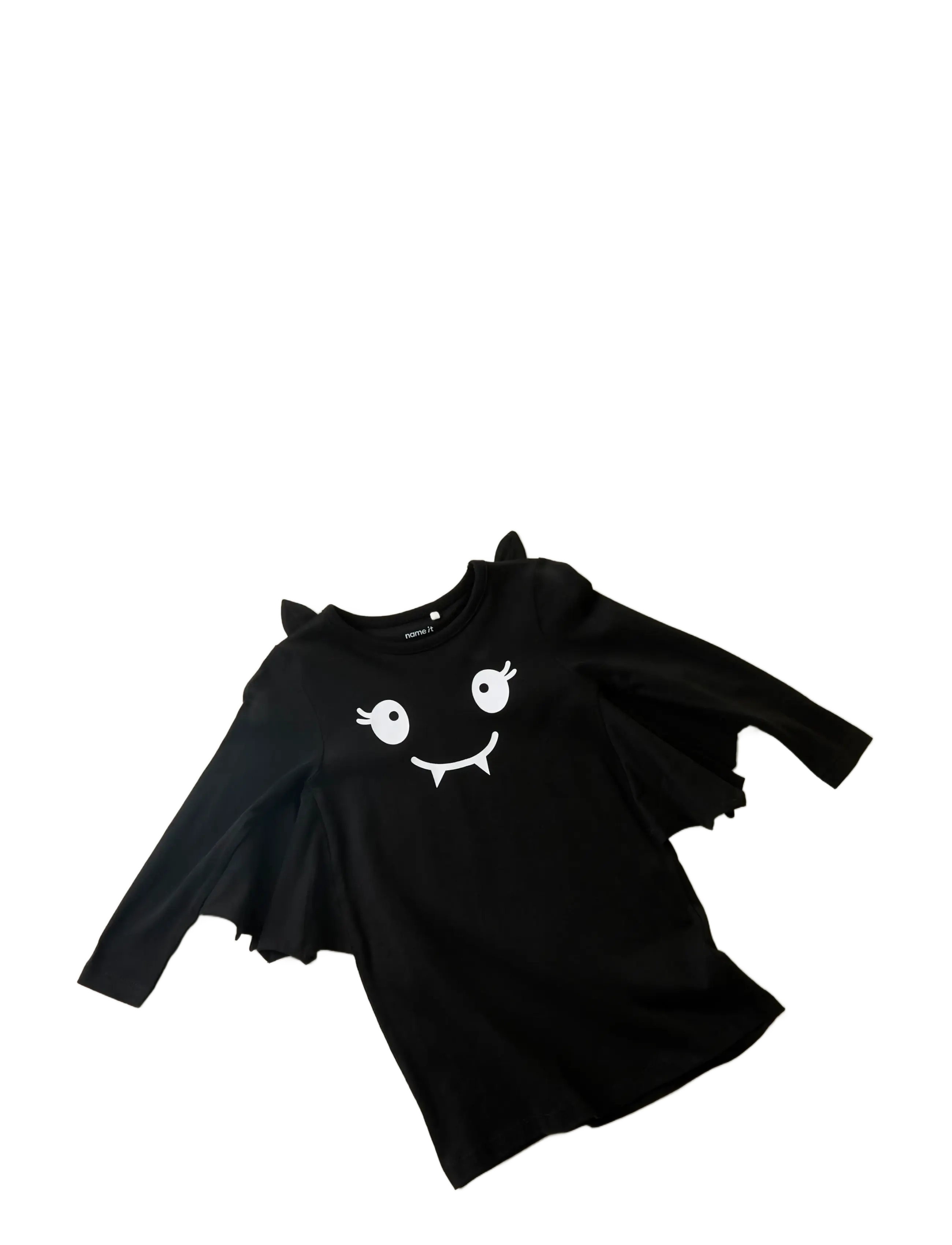 name it - NMFODA LS DRESS - pikkade varrukatega beebikleidid - black - 4