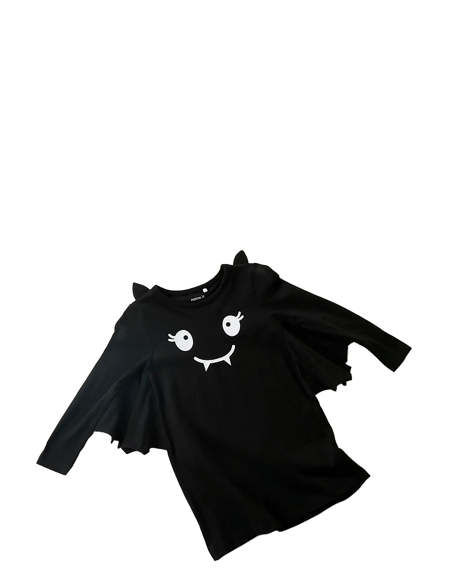 name it - NMFODA LS DRESS - langärmelige babykleider - black - 4