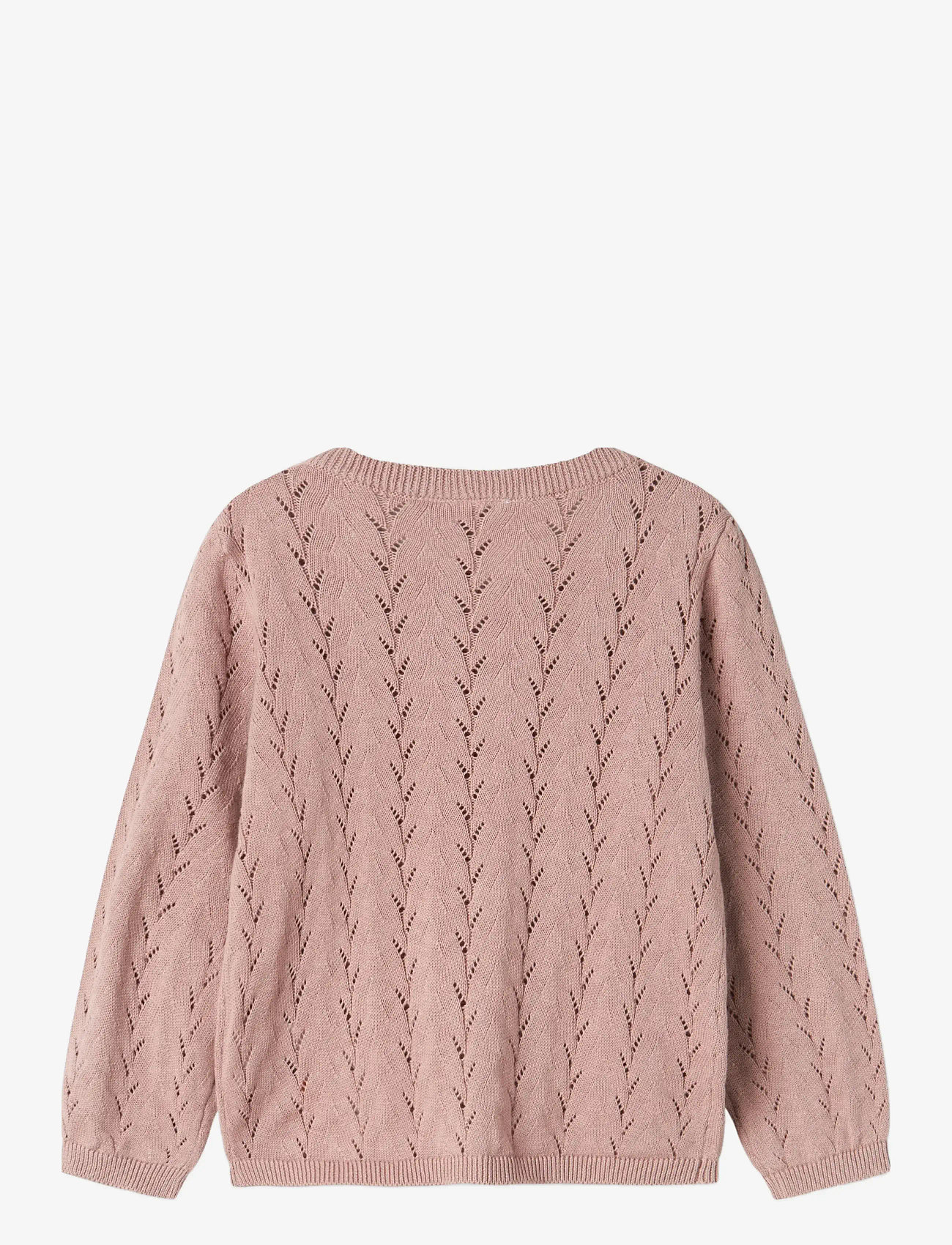 name it - NMFBANNI LS KNIT CARD NOOS - efterårstøj - deauville mauve - 1