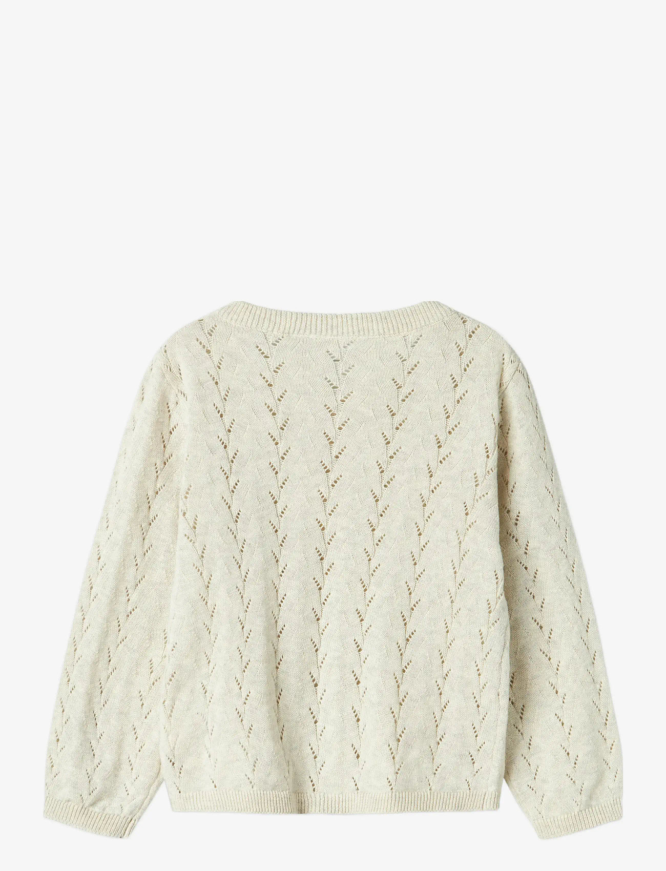 name it - NMFBANNI LS KNIT CARD NOOS - cardigans - peyote melange - 2