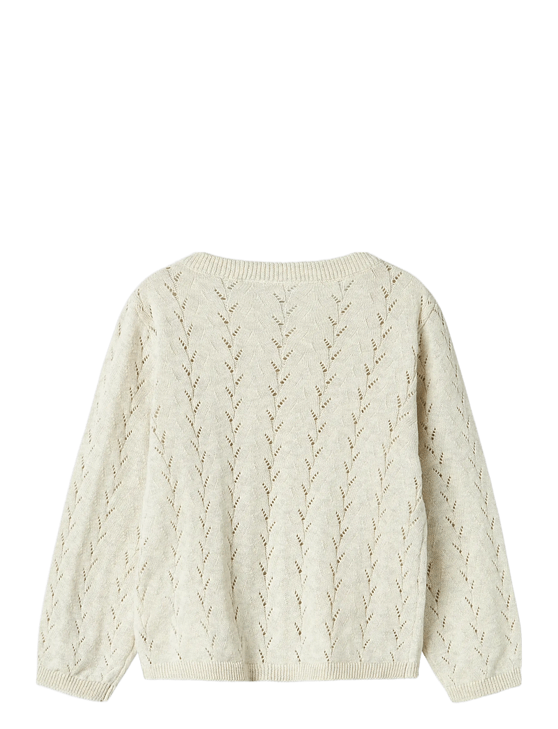 name it - NMFBANNI LS KNIT CARD NOOS - cardigans - peyote melange - 2