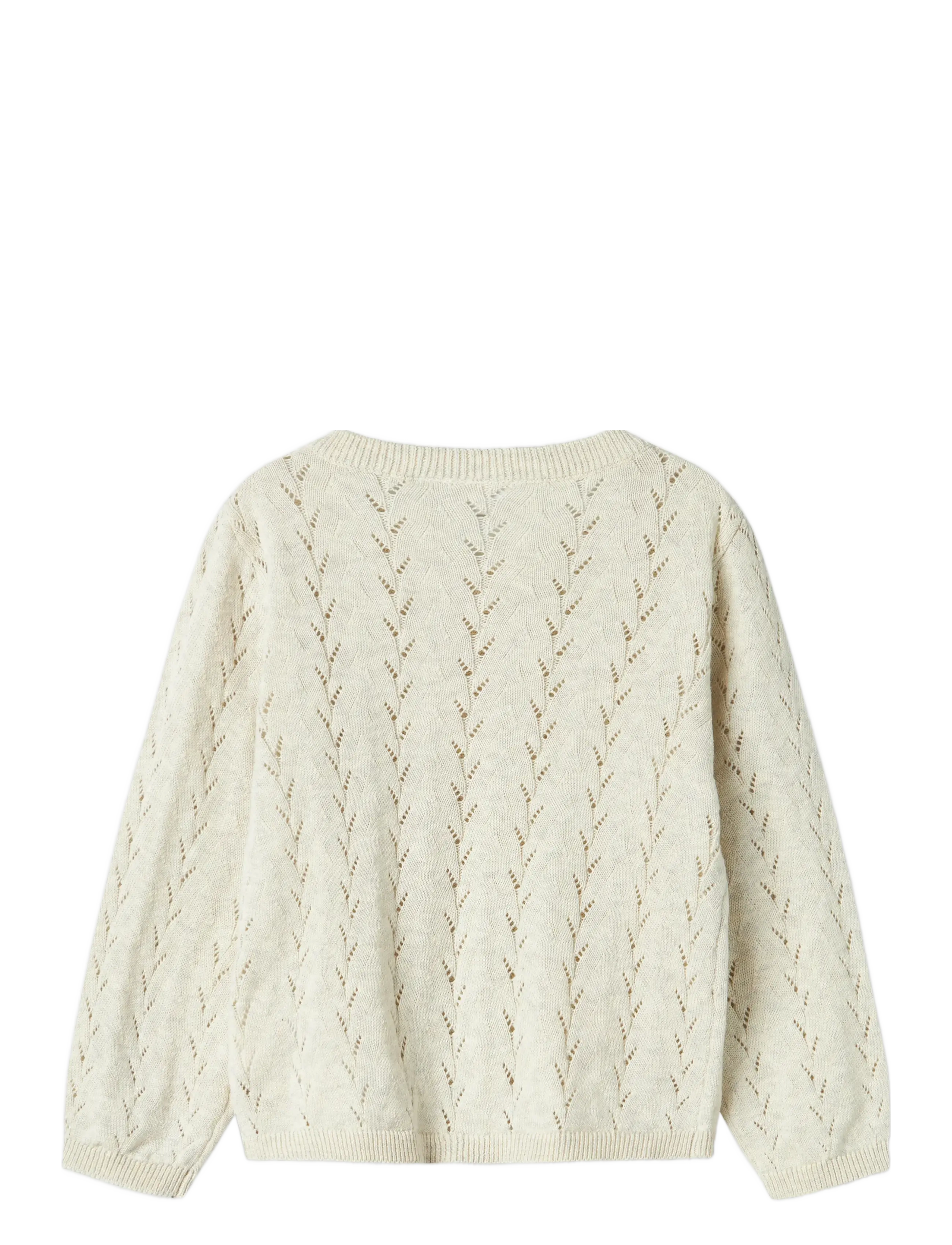 name it - NMFBANNI LS KNIT CARD NOOS - cardigans - peyote melange - 2
