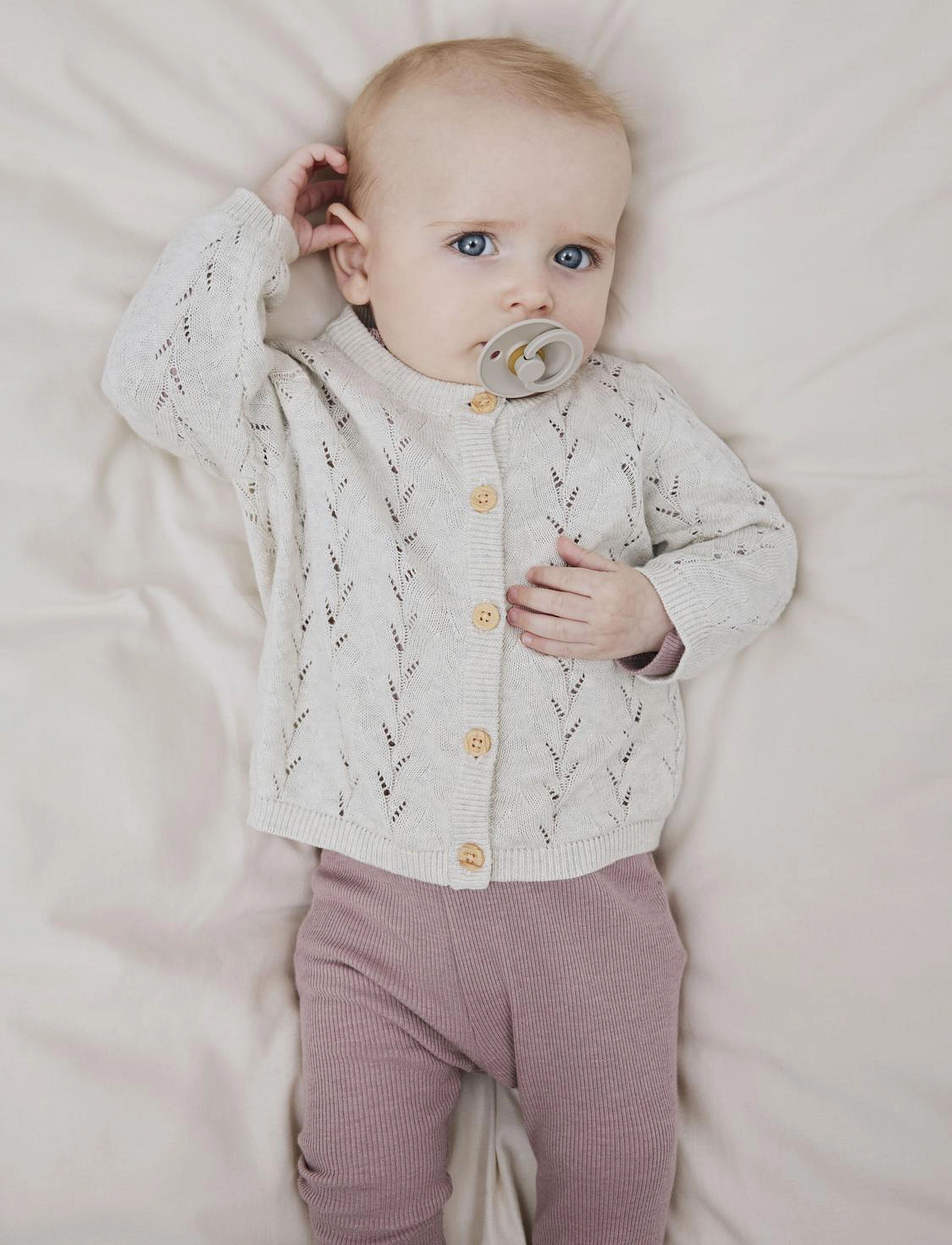 name it - NMFBANNI LS KNIT CARD NOOS - cardigans - peyote melange - 4
