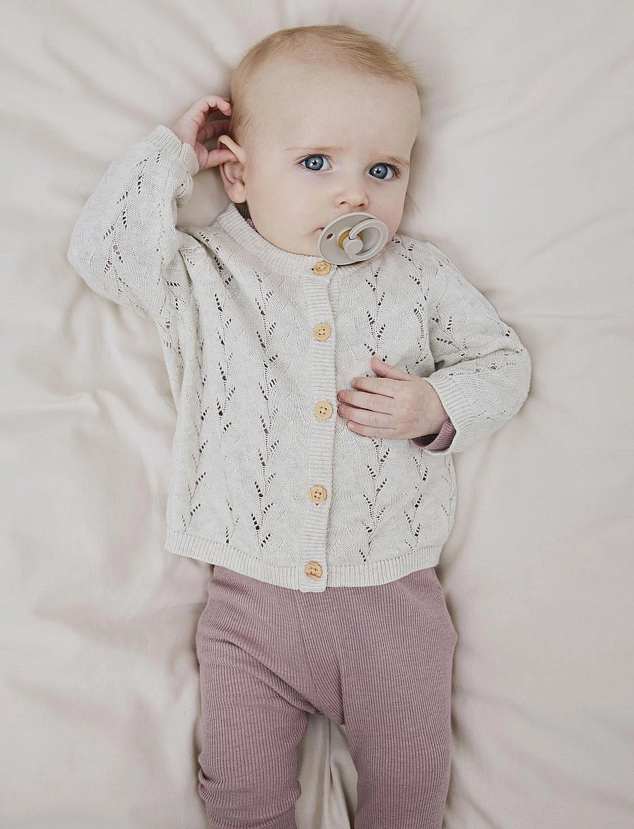 name it - NMFBANNI LS KNIT CARD NOOS - cardigans - peyote melange - 4