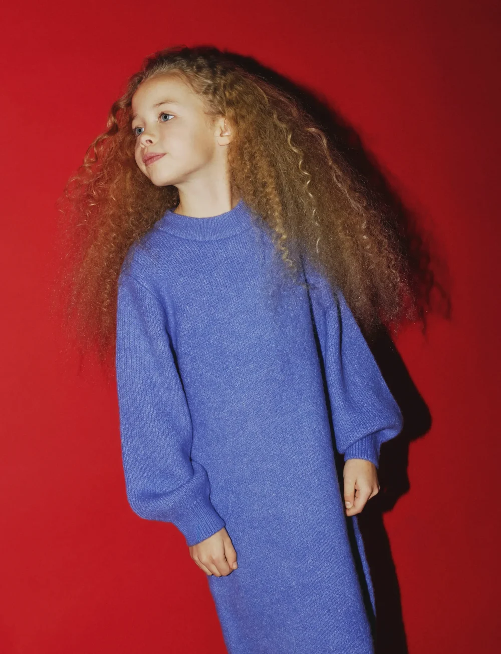 name it - NKFOMARIAN LS KNIT DRESS - langærmede hverdagskjoler - blue ice - 3