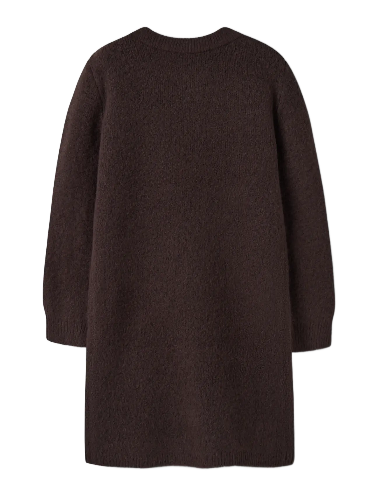 name it - NKFOMARIAN LS KNIT DRESS - langærmede hverdagskjoler - chocolate plum - 1