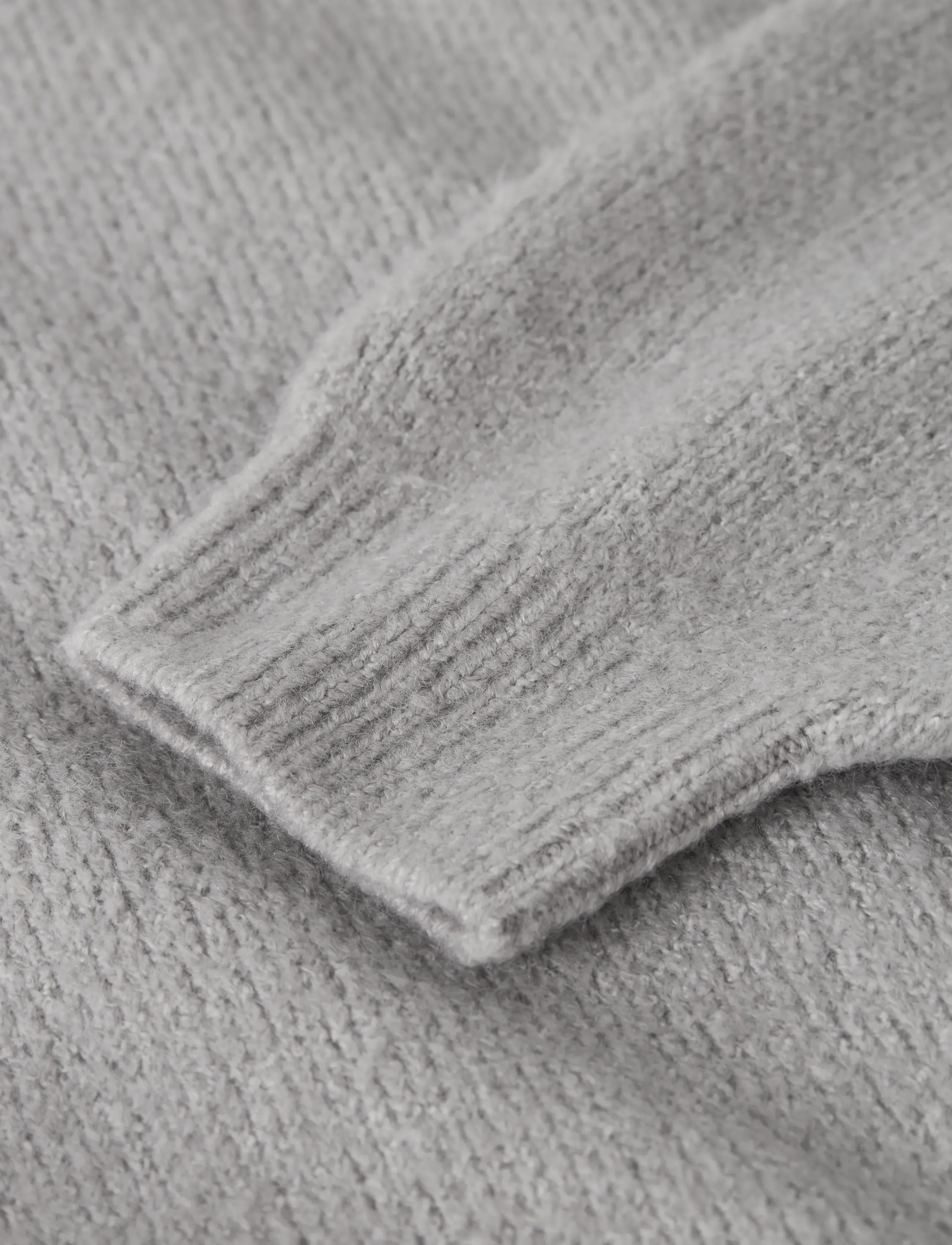 name it - NKFOMARIAN LS KNIT DRESS - robes décontractées à manches longues - grey melange - 3