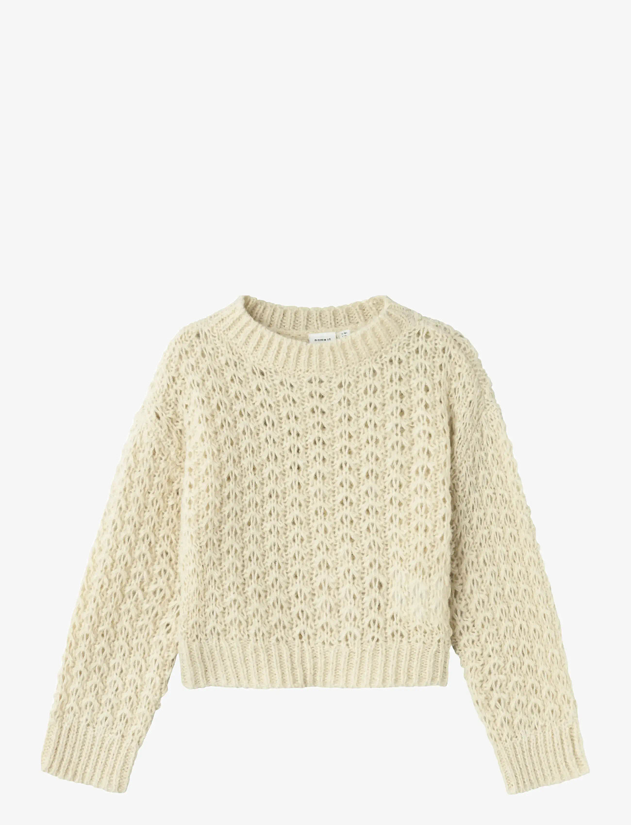 name it - NKFOSIGNA LS SHORT KNIT - pullover - summer sand - 0