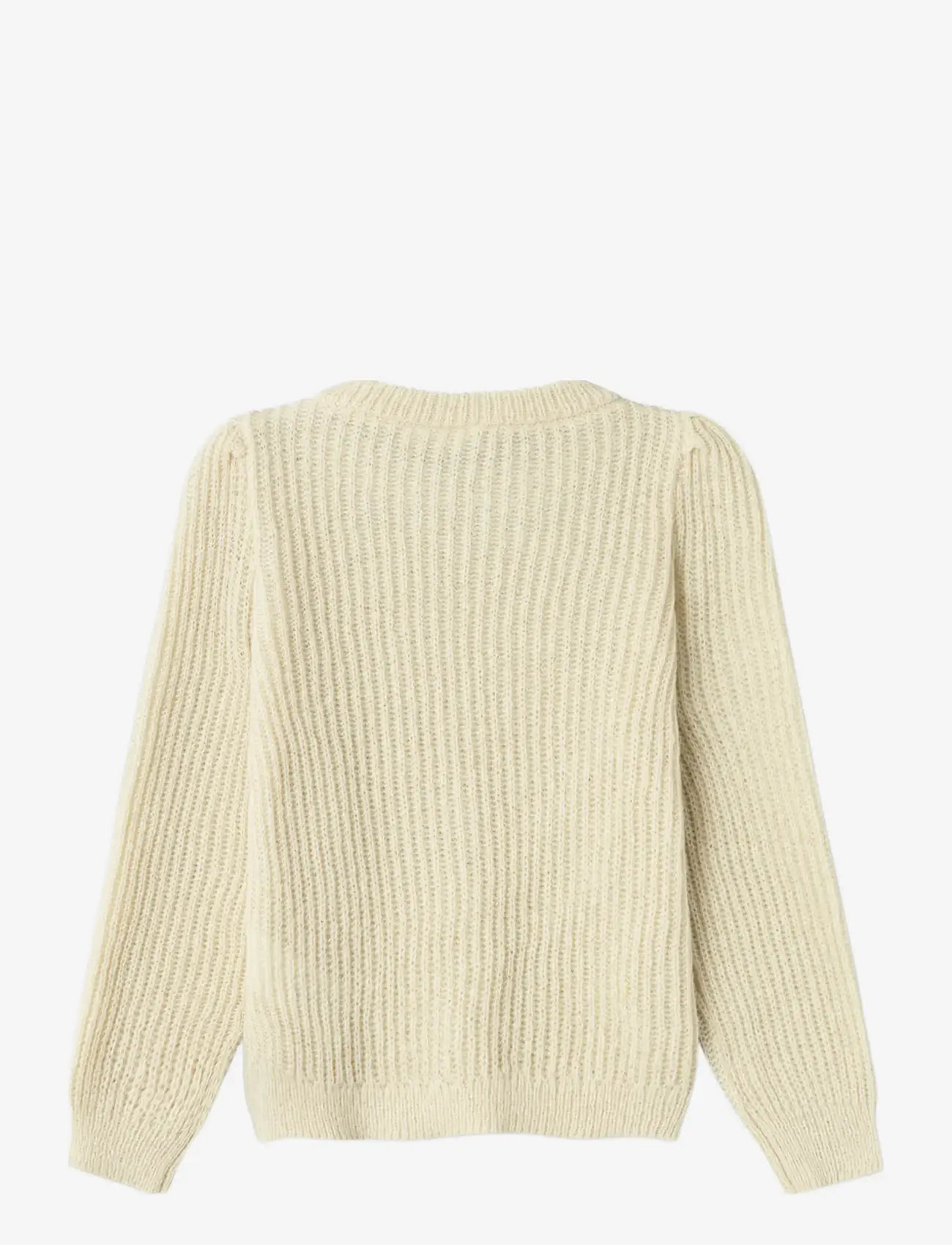 name it - NKFNAJAMAJ LS KNIT - stickade tröjor - summer sand - 1
