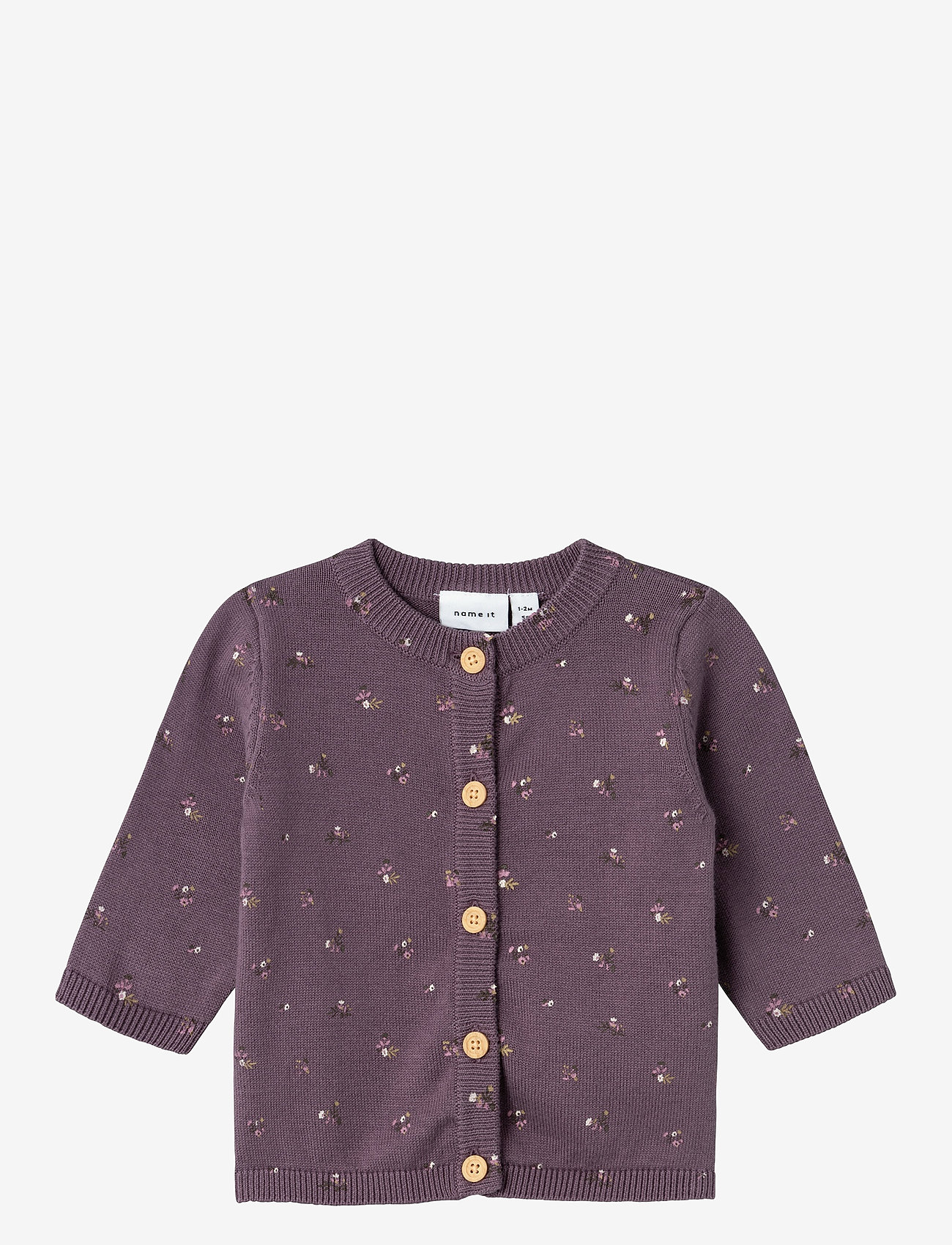 name it - NBFONEMA LS KNIT CARD - arctic dusk - 0