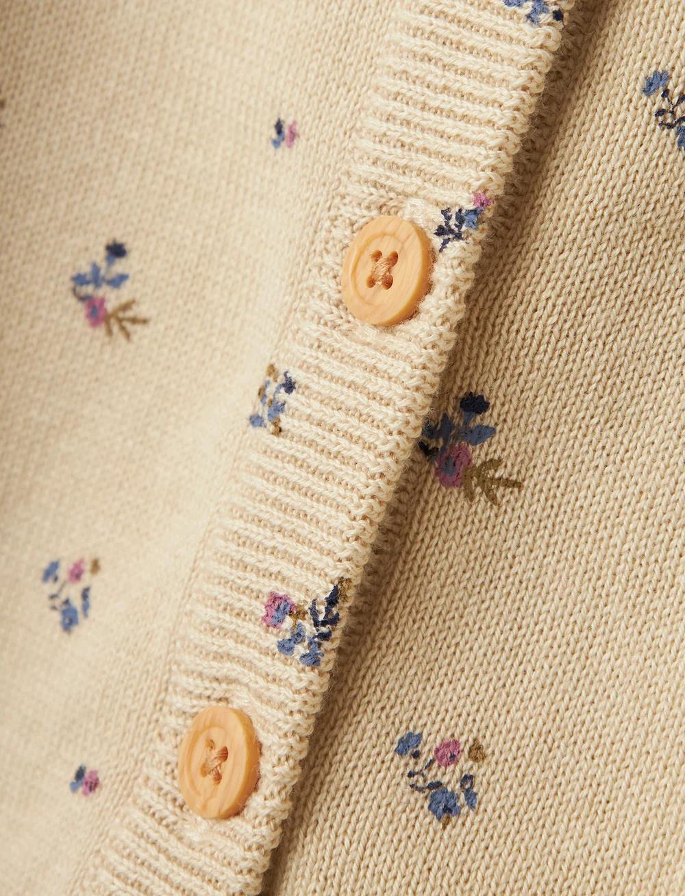 name it - NBFONEMA LS KNIT CARD - cardigans - summer sand - 2