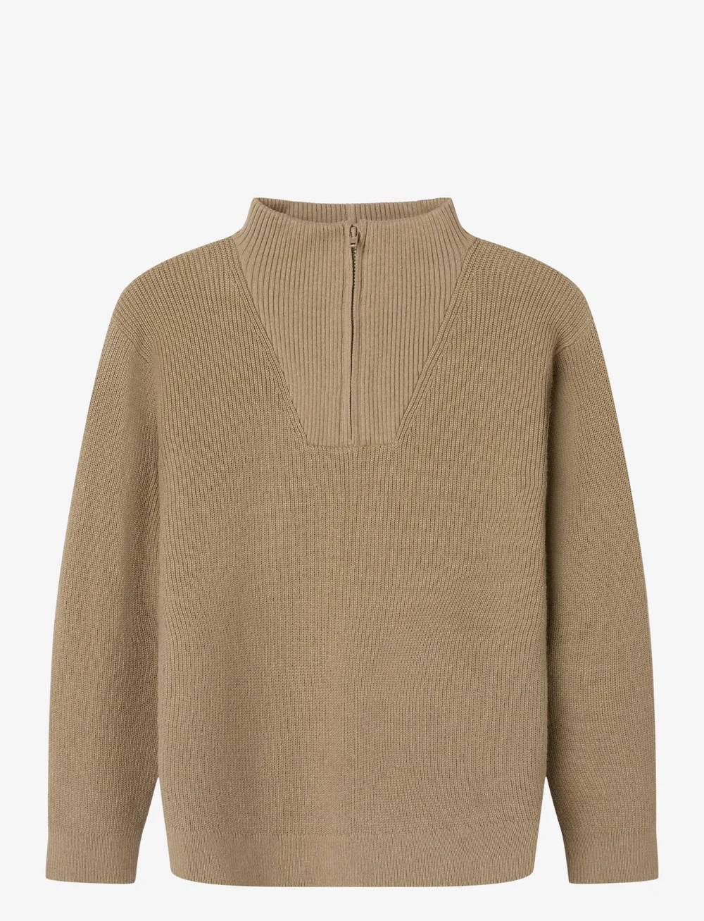 name it - NKMNESOLLE LS KNIT NOOS - pullover - weathered teak - 1