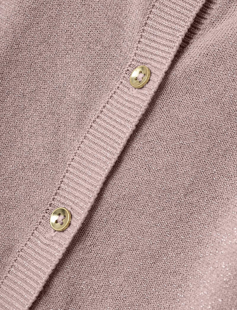 name it - NMFABINNE LS KNIT CARD NOOS - cardigans - deauville mauve - 2