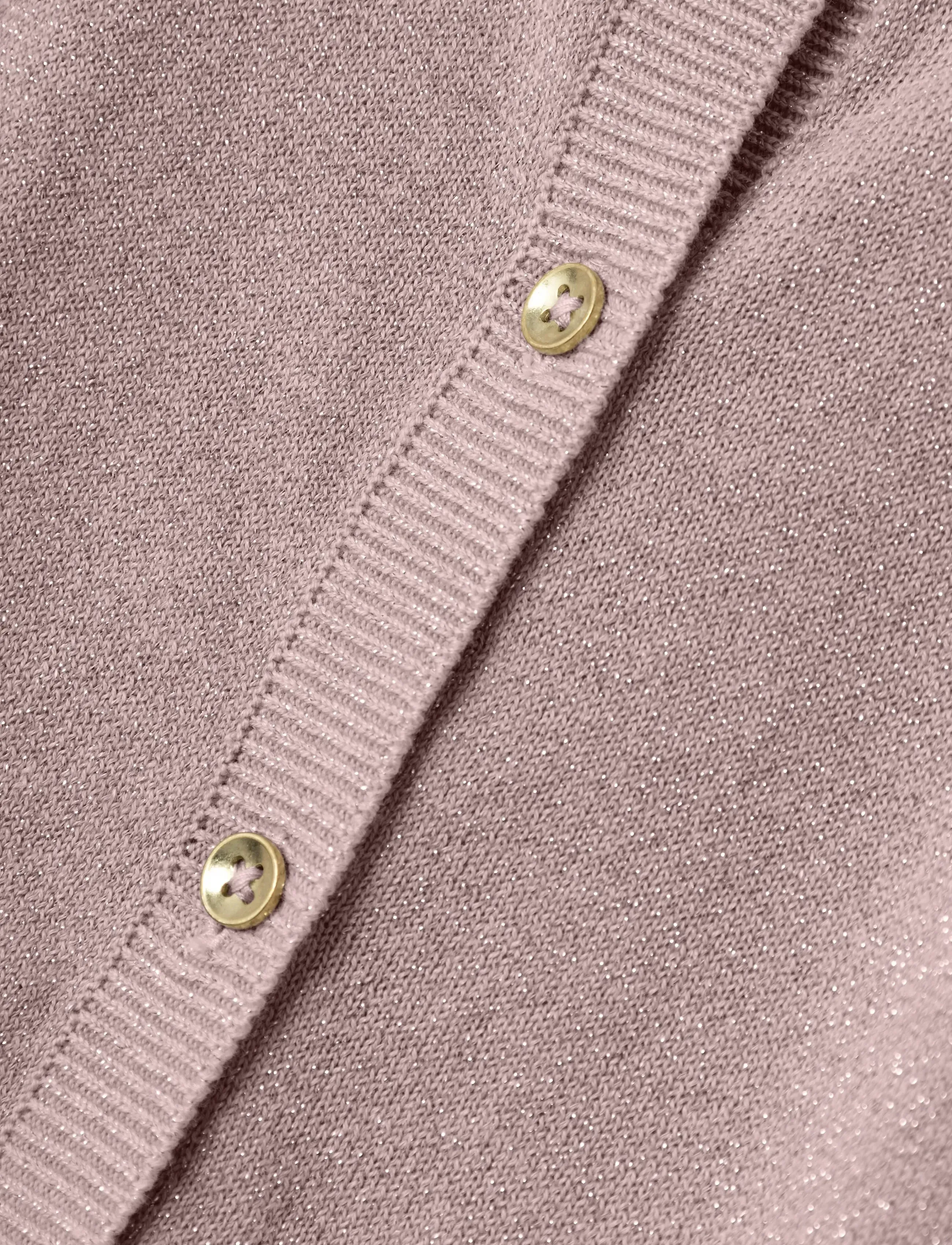 name it - NMFABINNE LS KNIT CARD NOOS - hnepptar peysur - deauville mauve - 2