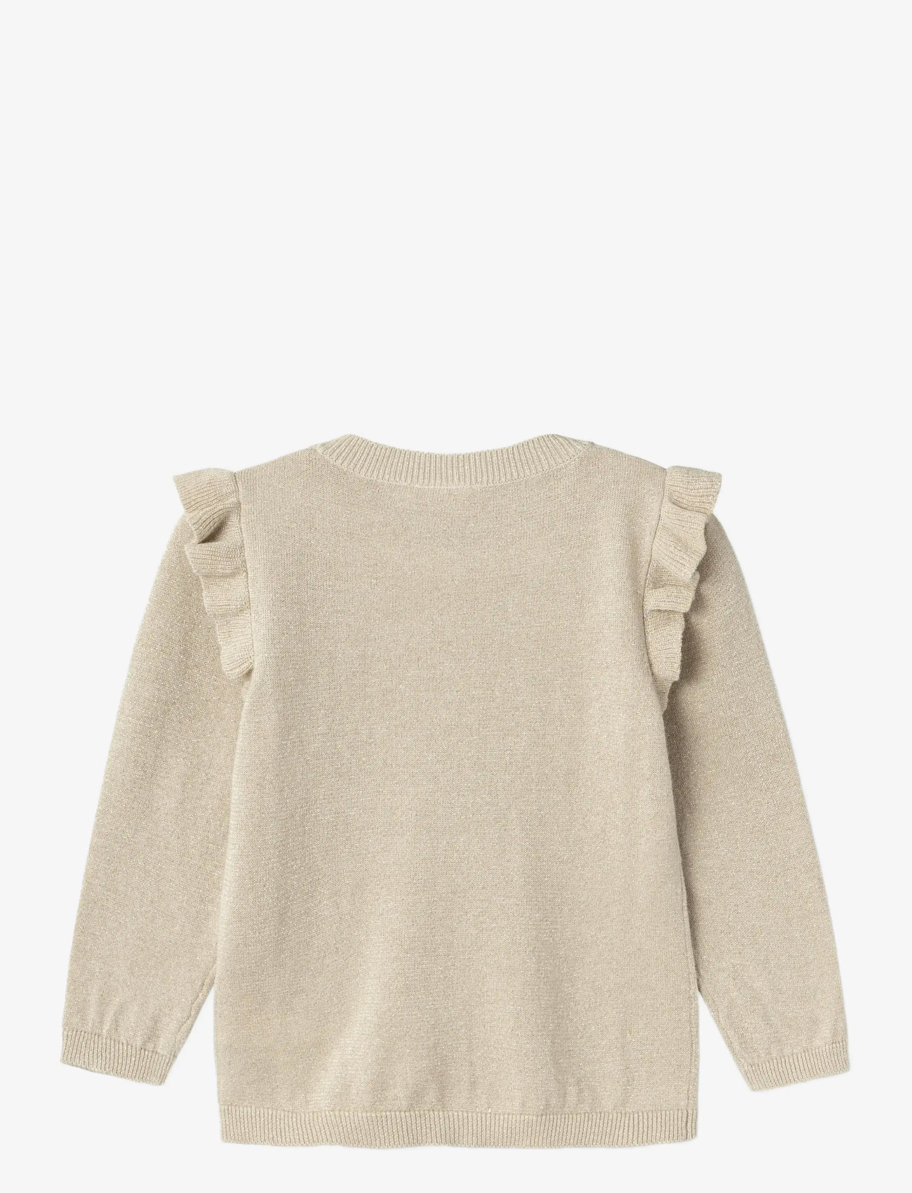 name it - NMFABINNE LS KNIT CARD NOOS - cardigans - peyote - 2