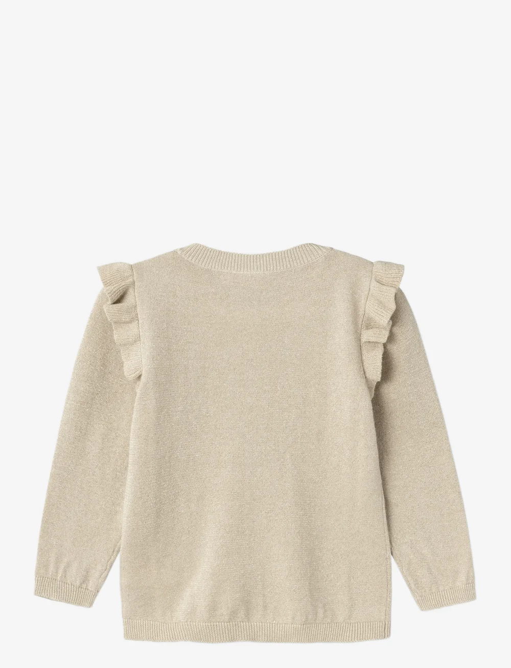 name it - NMFABINNE LS KNIT CARD NOOS - kardiganid - peyote - 2