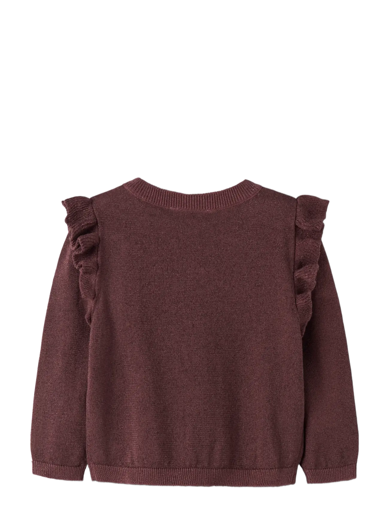 name it - NMFABINNE LS KNIT CARD NOOS - cardigans - wild ginger - 1