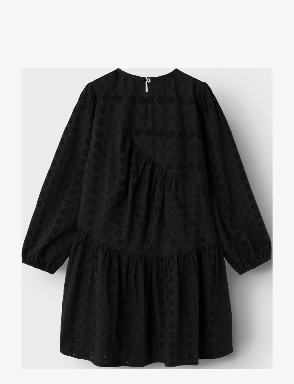 name it - NKFNUNETTE LS DRESS - langärmelige freizeitkleider - black - 1