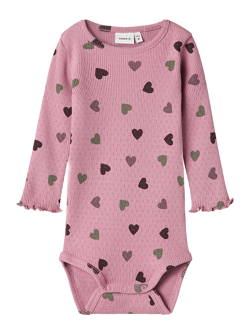 name it - NBFNITTE R LS BODY - pikkade varrukatega bodid - mauve orchid - 0
