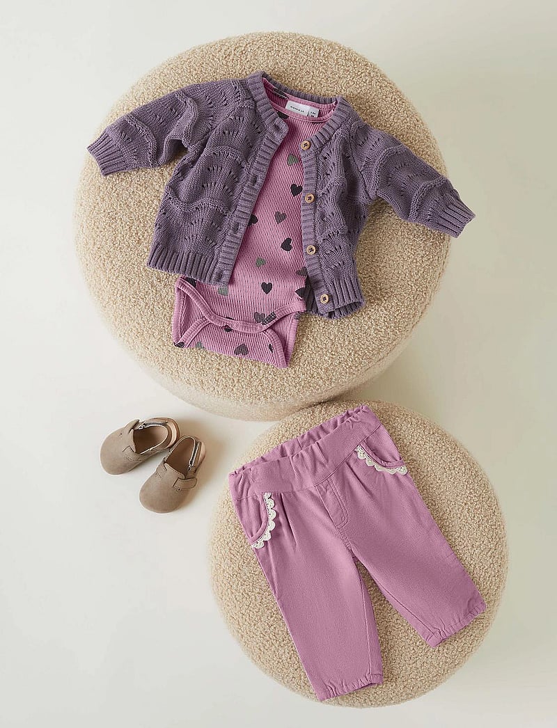 name it - NBFNITTE R LS BODY - pikkade varrukatega bodid - mauve orchid - 2