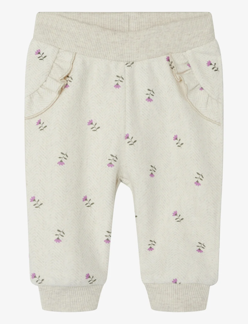 name it - NBFONULLA PANT - mjukisbyxor - peyote melange - 1